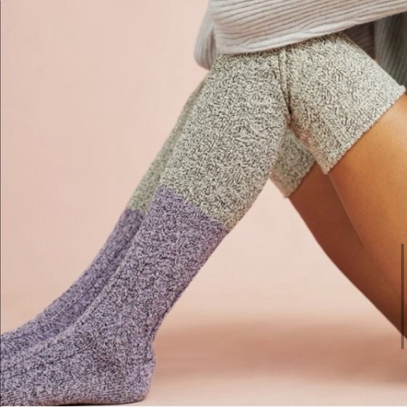 LAST SAGE⭐️ SAGE Cable Knit Thigh High Socks - Picture 4 of 14